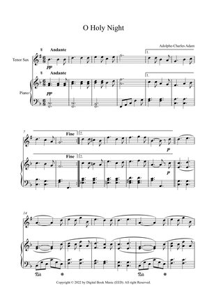 O Holy Night - Adolphe-Charles Adam (Tenor Sax + Piano)
