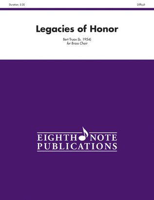 Book cover for Legacies of Honor