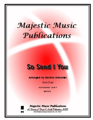 Book cover for So Send I You