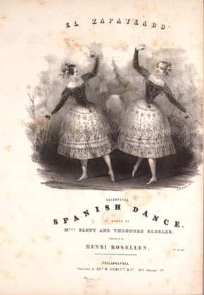 Book cover for El Zapateado. Celebrated Spanish Dance