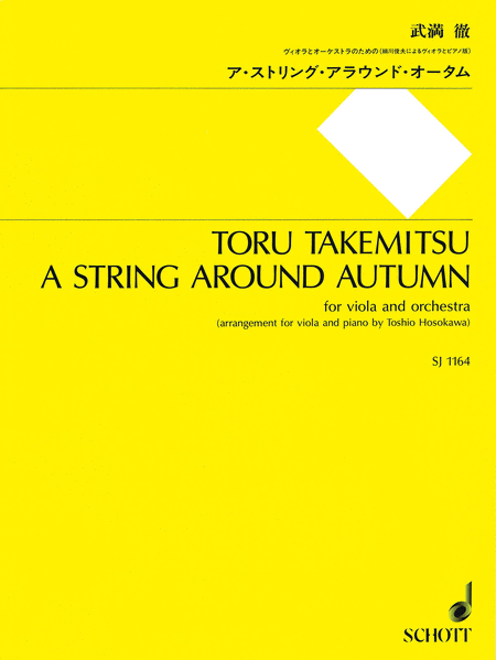 A String Around Autumn For Viola And Orchestra (piano Reduction)