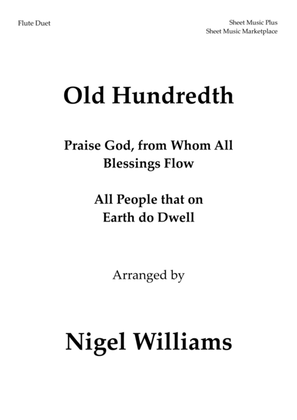 Book cover for Old Hundredth, for Flute Duet