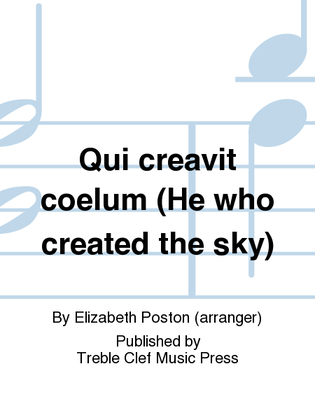 Book cover for Qui creavit coelum (He who created the sky)