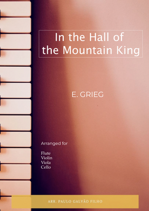 In the Hall of the Mountain King (easy) – FLUTE, VIOLIN, VIOLA & CELLO