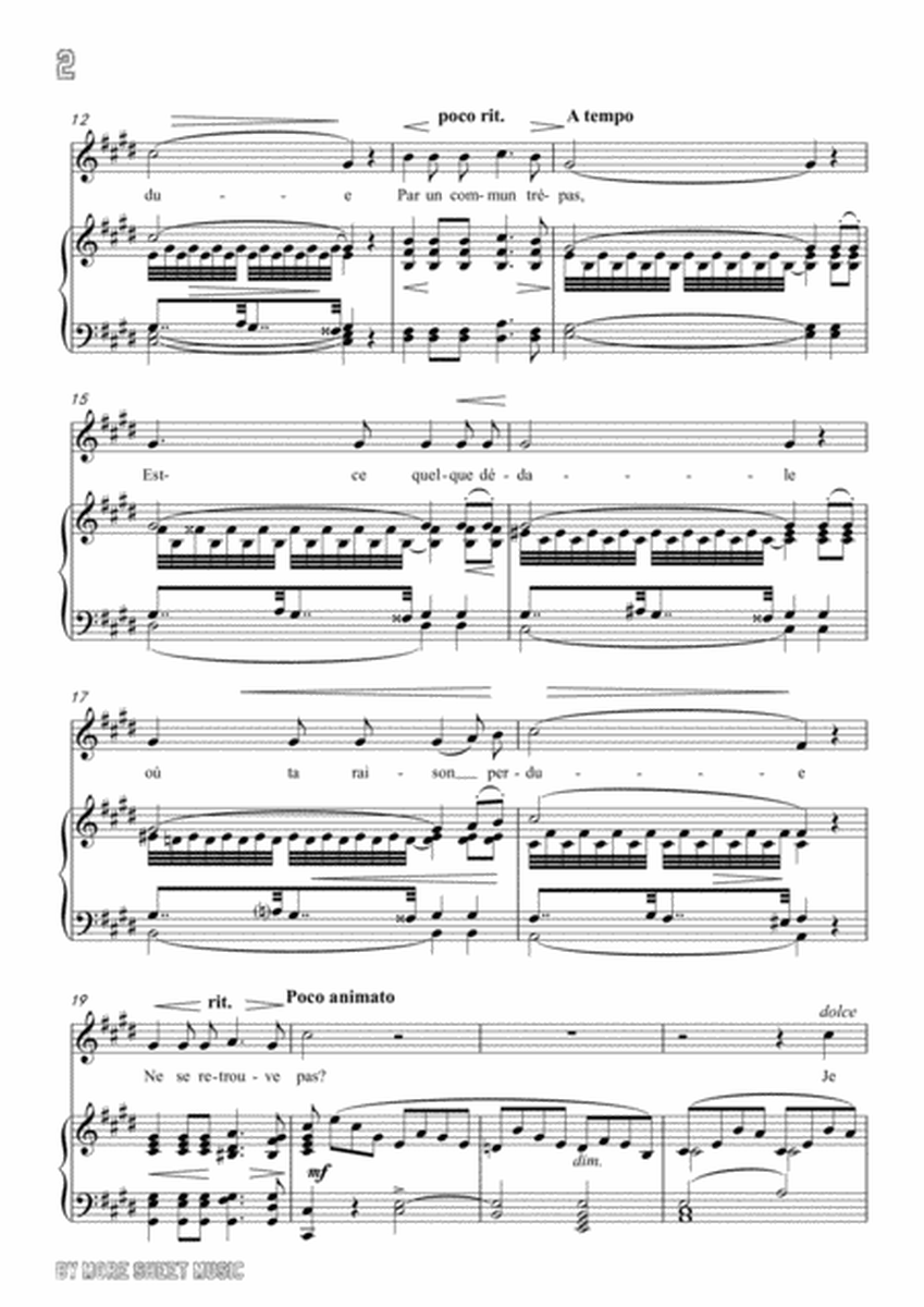 Masse-Consolation in c sharp minor,for Voice and Piano image number null