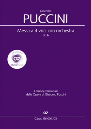 Book cover for Messa a 4 voci con orchestra