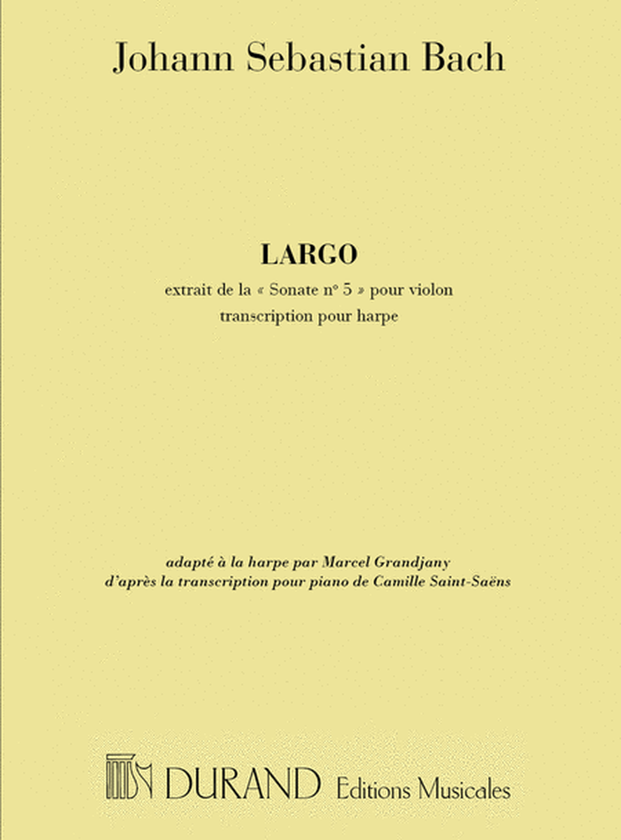 Largo (from Sonata No. 5 for Violin)