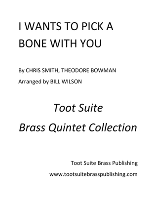 Book cover for I Wants to Pick a Bone with You