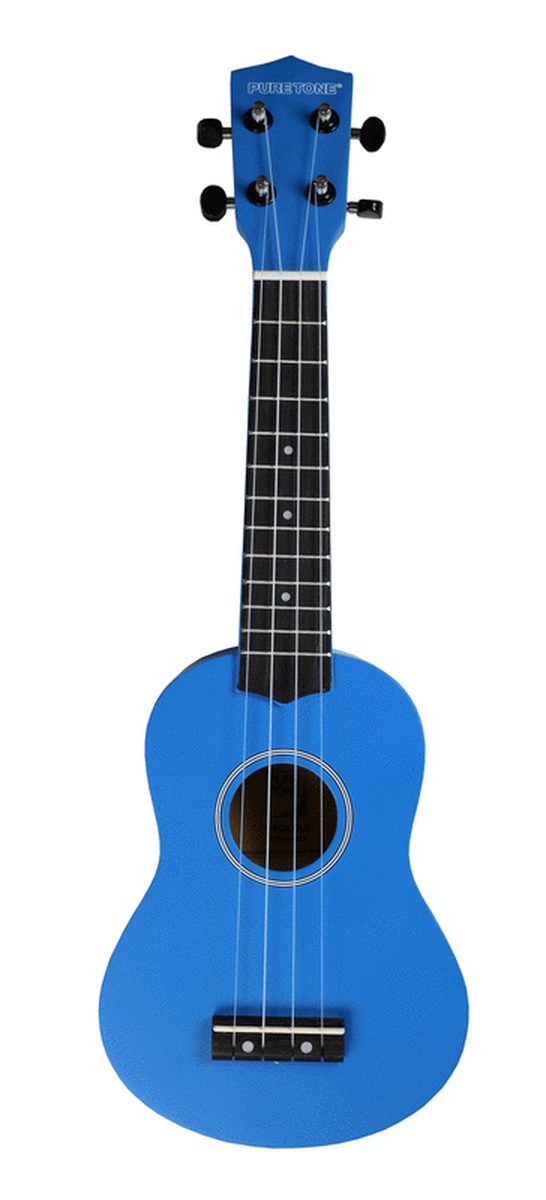 Pure Tone Soprano Ukulele Blue Pack KUS15