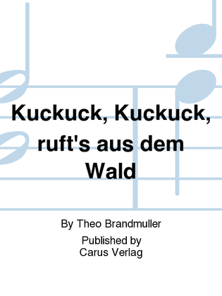 Book cover for Kuckuck, Kuckuck, ruft's aus dem Wald