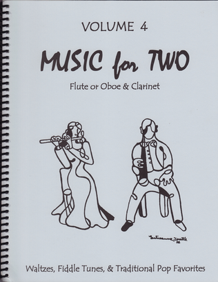 Book cover for Music for Two, Volume 4 - Flute/Oboe and Clarinet
