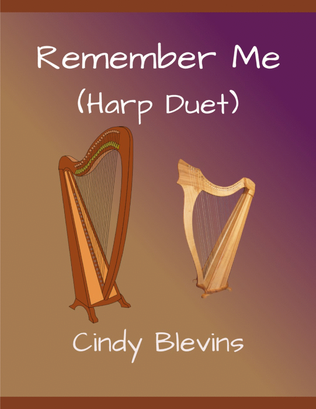 Book cover for Remember Me, Harp Duet