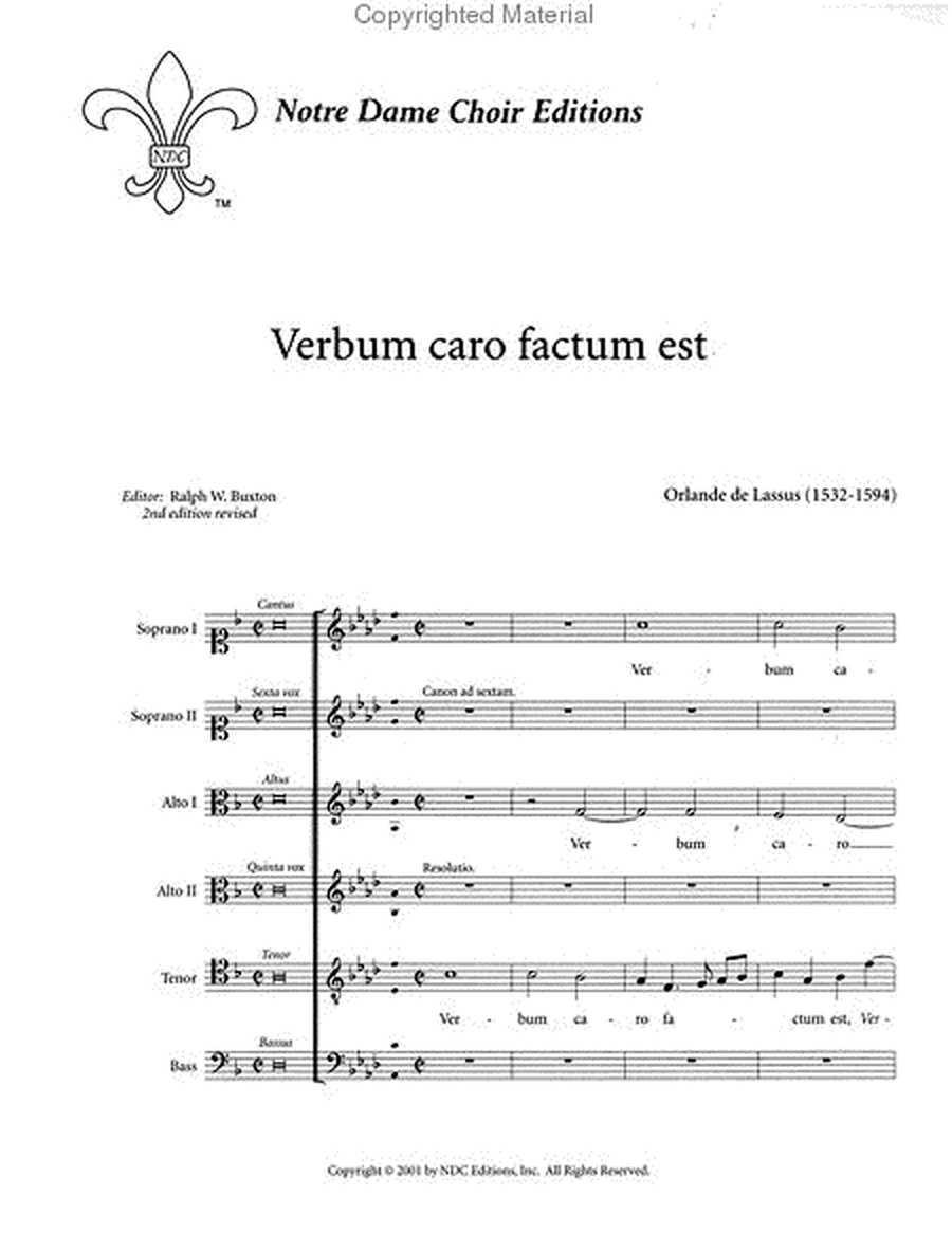 Verbum caro factum est