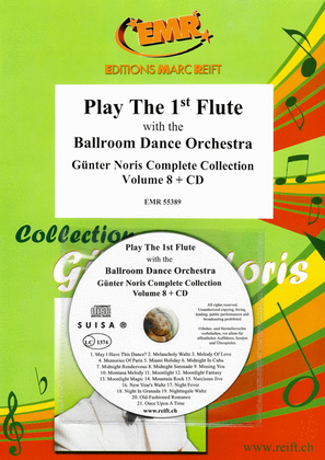 Book cover for Play The 1st Flute With The Ballroom Dance Orchestra Vol. 8