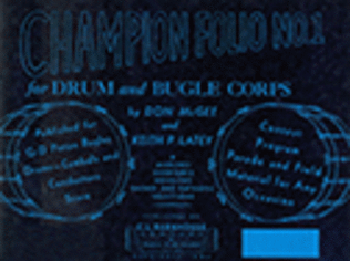 Book cover for Champion Folio No. 1