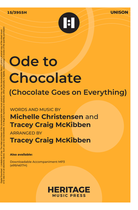 Book cover for Ode to Chocolate (Chocolate Goes on Everything)