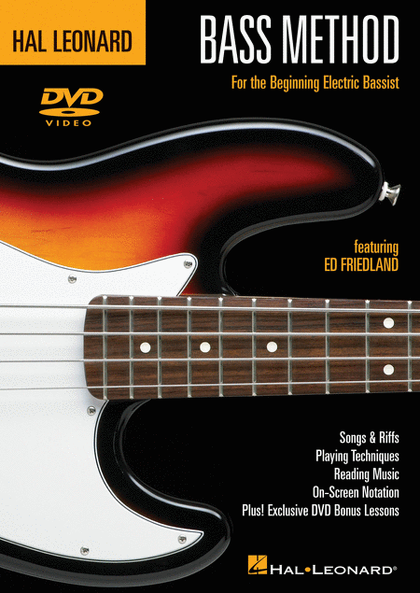 Hal Leonard Bass Method DVD by Ed Friedland Bass Guitar - Sheet Music