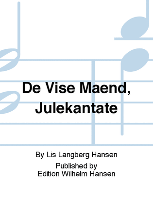 Book cover for De Vise Mænd, Julekantate