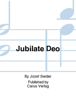 Book cover for Jubilate Deo