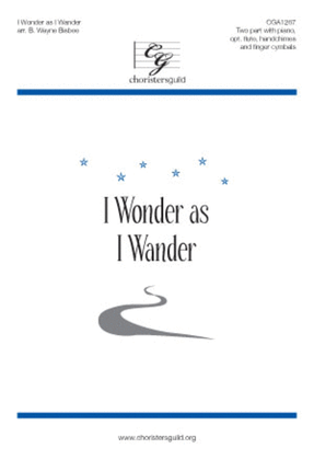 Book cover for I Wonder as I Wander