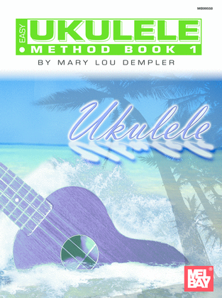 Book cover for Easy Ukulele Method Book 1