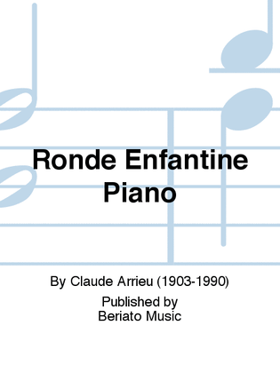 Book cover for Ronde Enfantine Piano