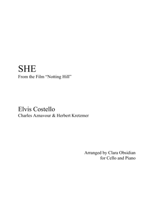 Book cover for She