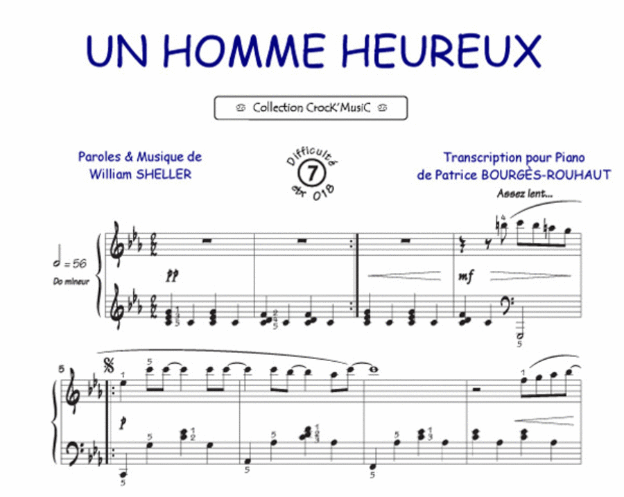 Un homme heureux (William Sheller)