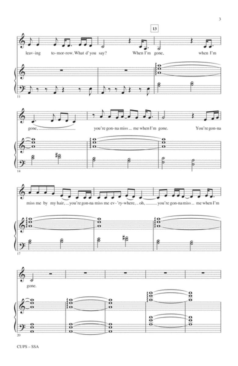 Cups (from Pitch Perfect) (arr. Roger Emerson)