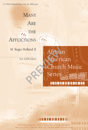 Book cover for Many Are the Afflictions