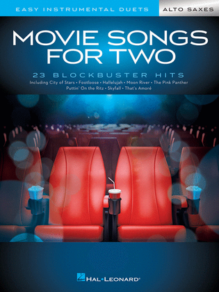 Book cover for Movie Songs for Two Alto Saxes