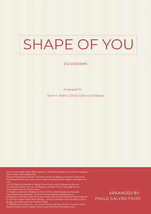 Book cover for Shape Of You