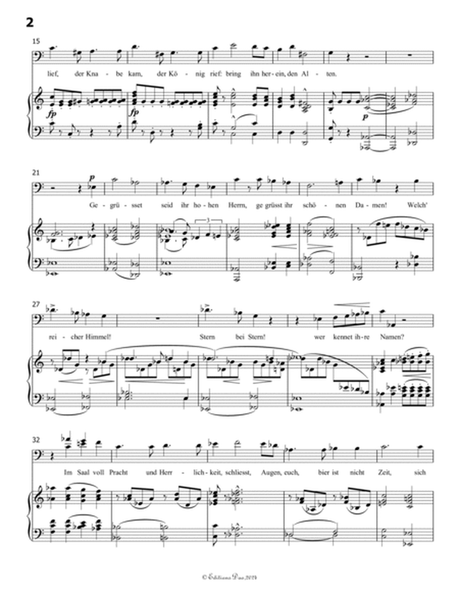 Ballade des Harfners, by Schumann, Op.98a No.2, in C Major