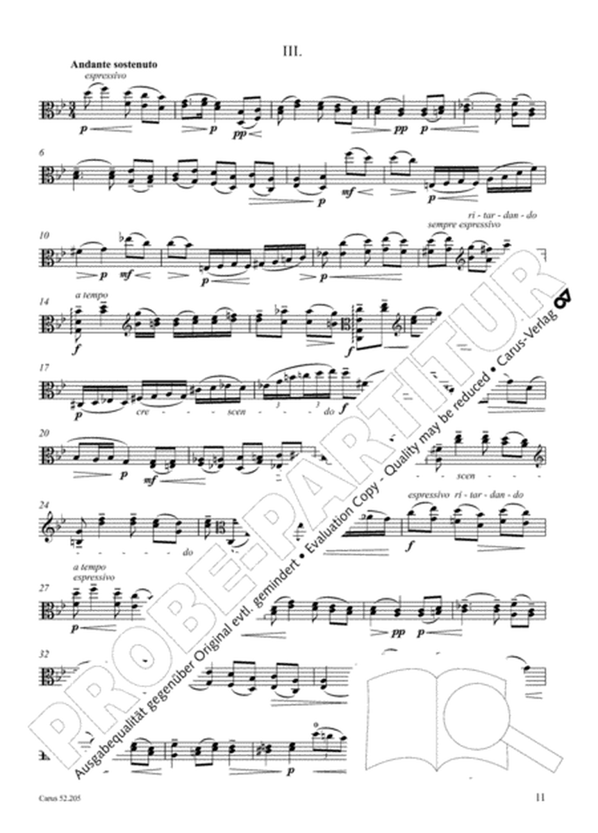 Three Suites for viola solo op. 131d