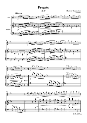 Burgmüller "Progres" flute & piano