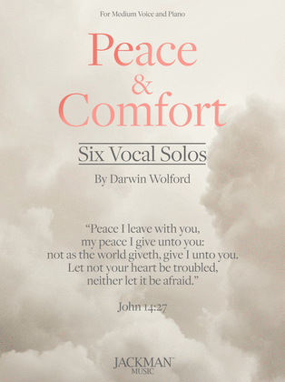 Book cover for Peace and Comfort - Six Medium Vocal Solos