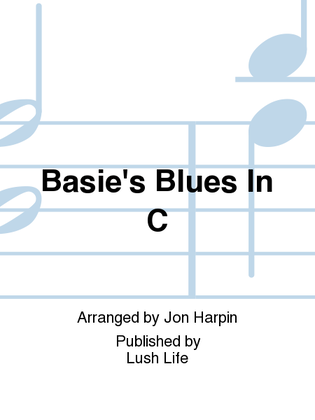 Book cover for Basie's Blues In C