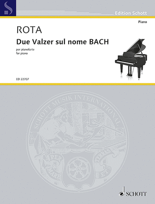 Book cover for Due Valzer sul nome BACH