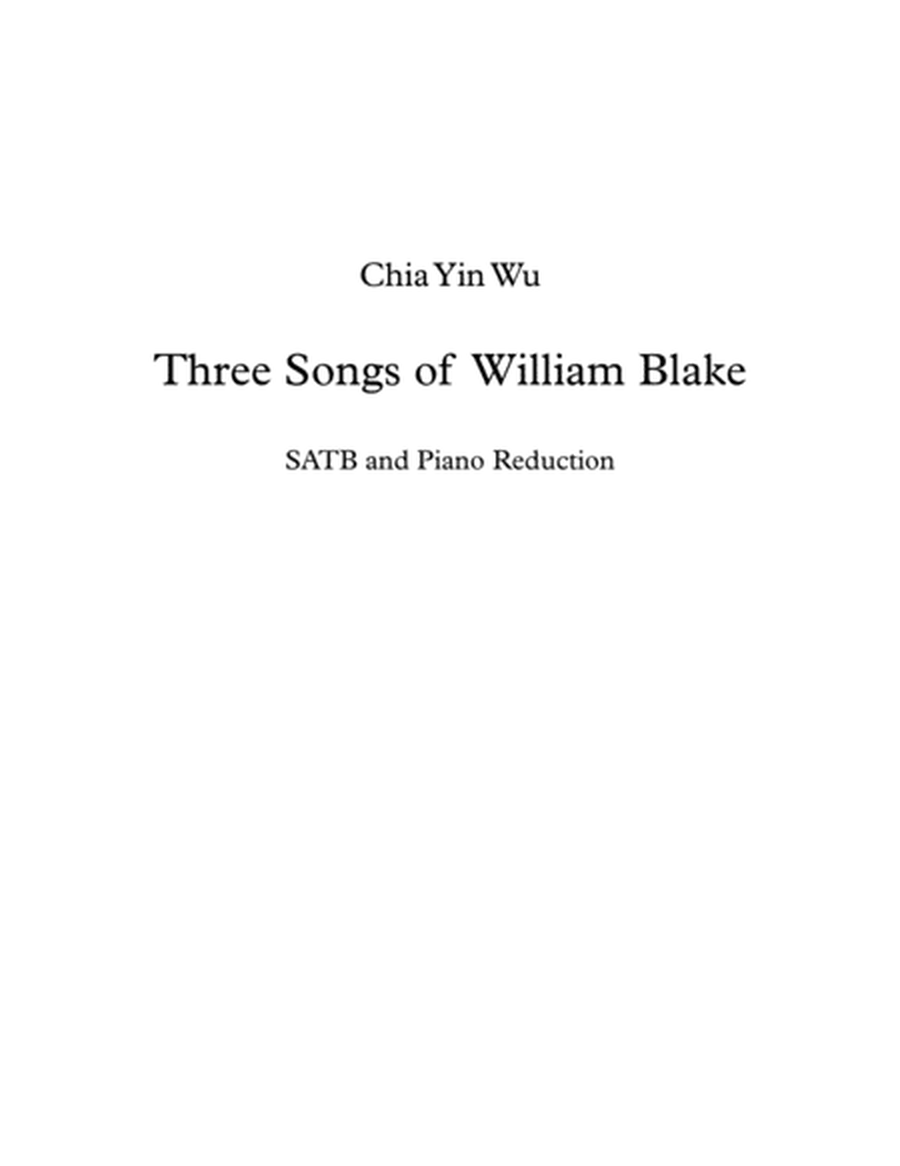 Three Songs of William Blake image number null