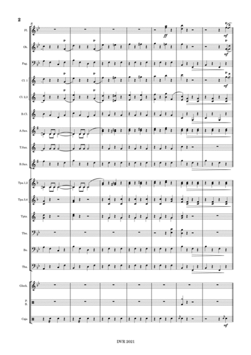 Strauss - Entrance March (The Gipsy Baron) for Concert Band image number null