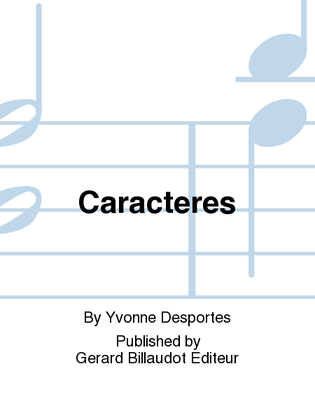 Book cover for Caracteres