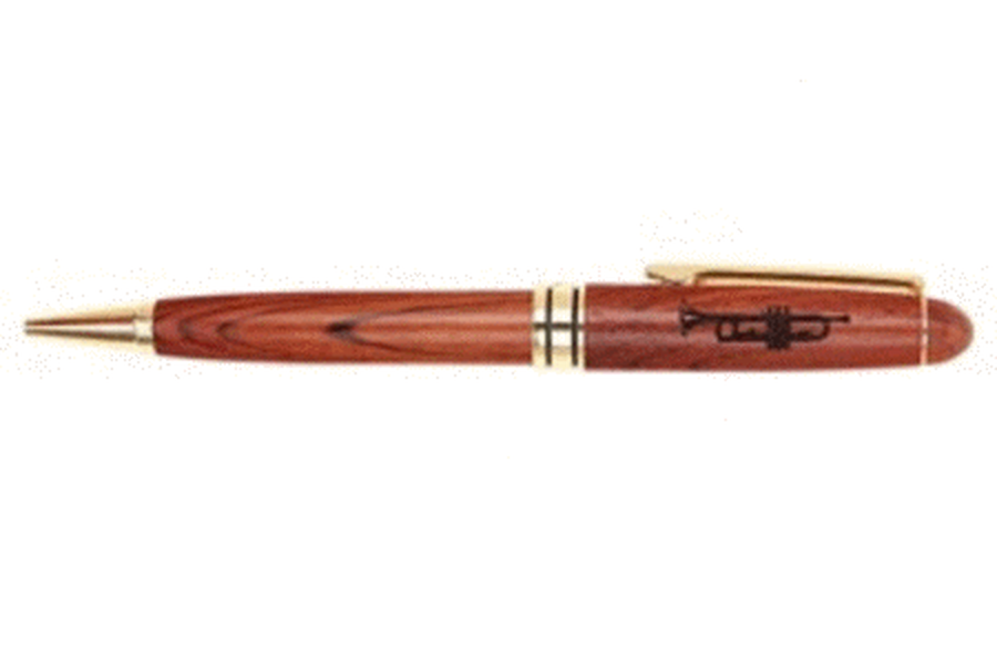 Ball Point Pen Trumpet Rosewood