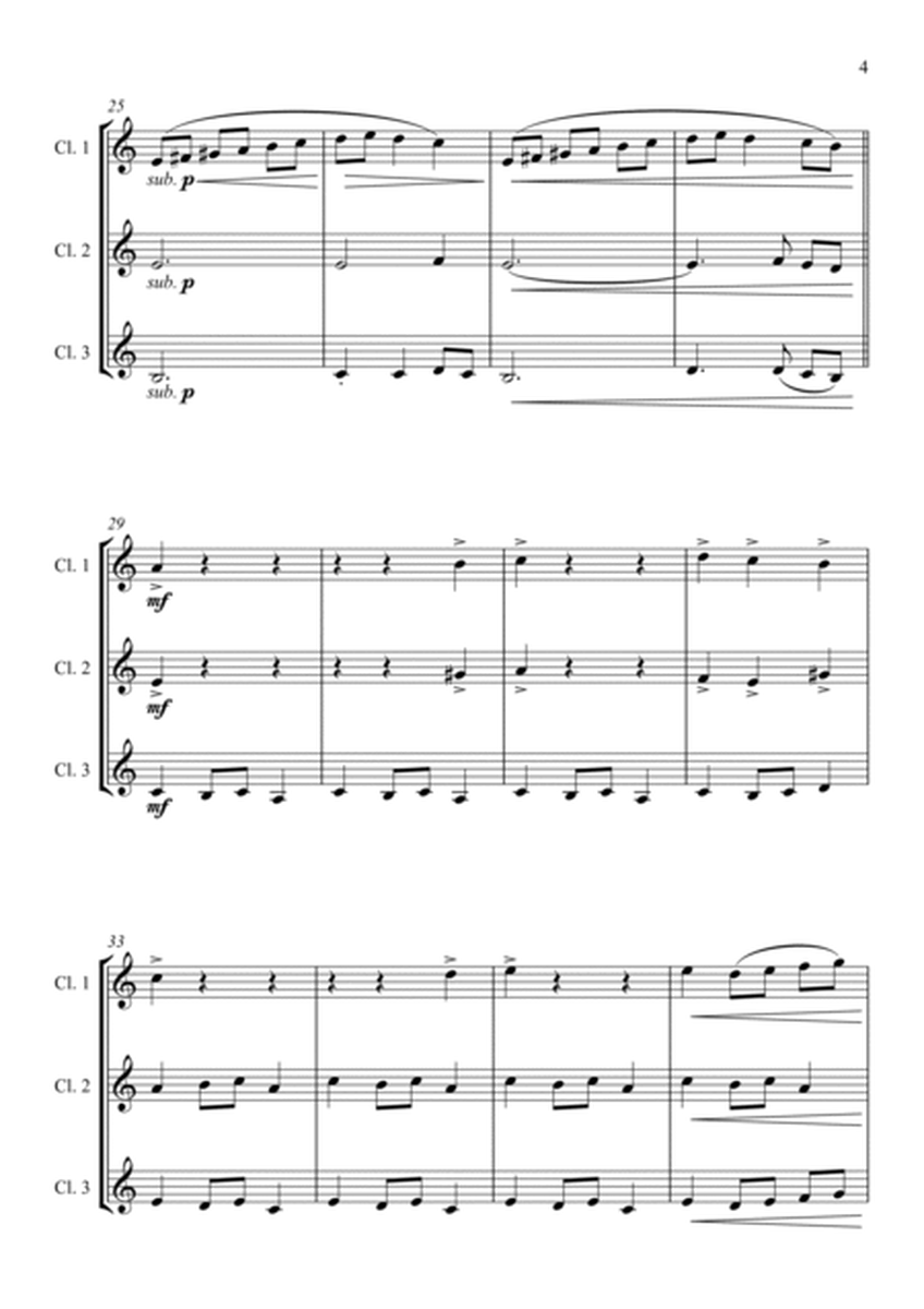 Carol of the Bells (Ukrainian Bell Carol) - Clarinet Trio image number null