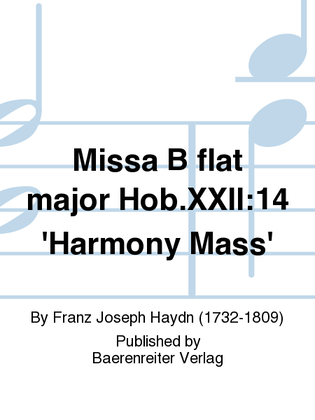 Missa B flat major Hob.XXII:14 'Harmony Mass'