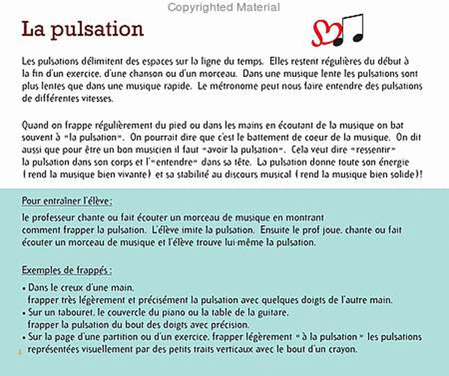 À la conquête du solfège, Rythmes et mesures