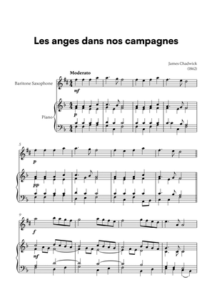 Les anges dans nos campagnes (for Baritone Sax and Piano)
