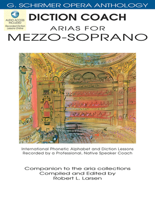 Book cover for Diction Coach – G. Schirmer Opera Anthology (Arias for Mezzo-Soprano)