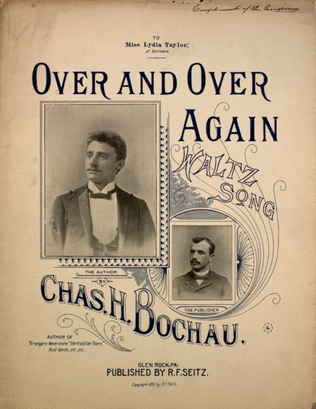 Book cover for Over and Over Again. Waltz Song