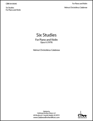 Book cover for Six Studies