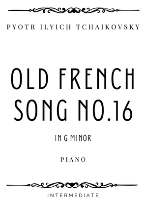 Book cover for Tchaikovsky - Old French Song in G minor - Intermediate
